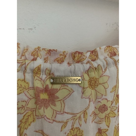 NWT Billabong Endless Sunset Dress SzS 100% Cotton Printed Maxi Boho Cottagecore - Picture 9 of 14